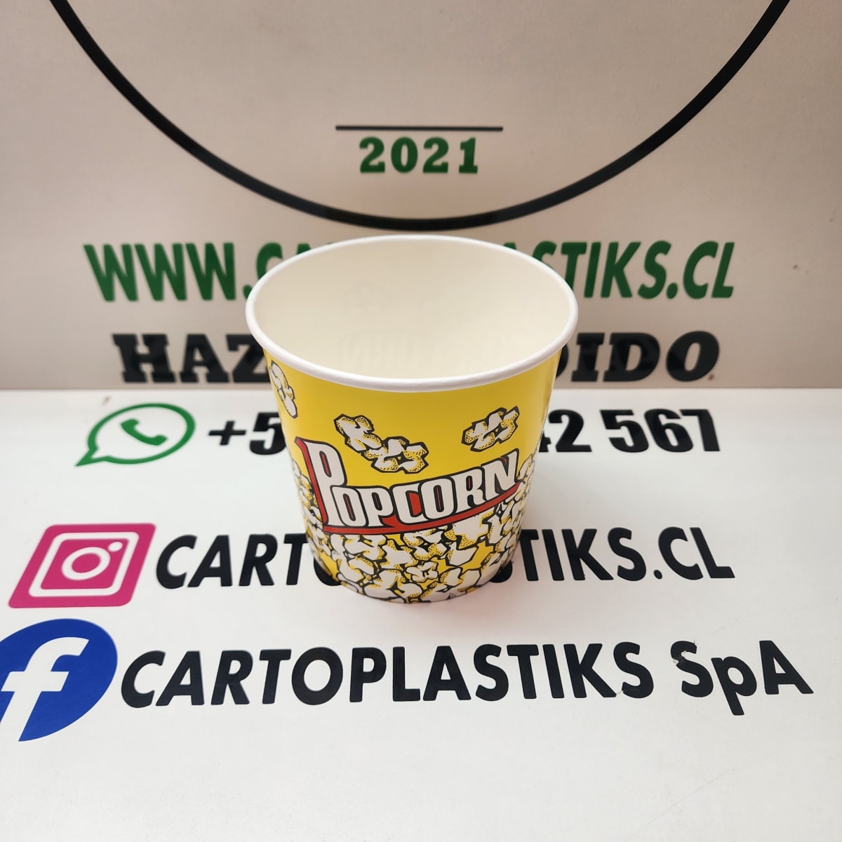 BALDE POPCORN 24OZ (700ML) 50UN1