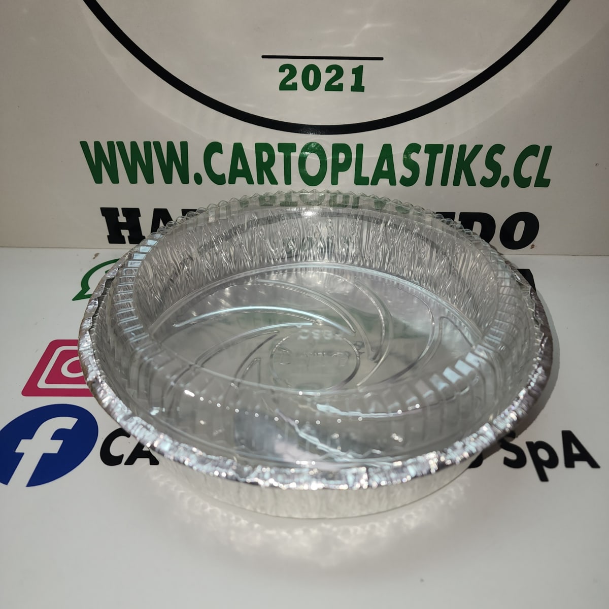 MOLDE ALUMINIO REDONDO 45 OZ CON TAPA1