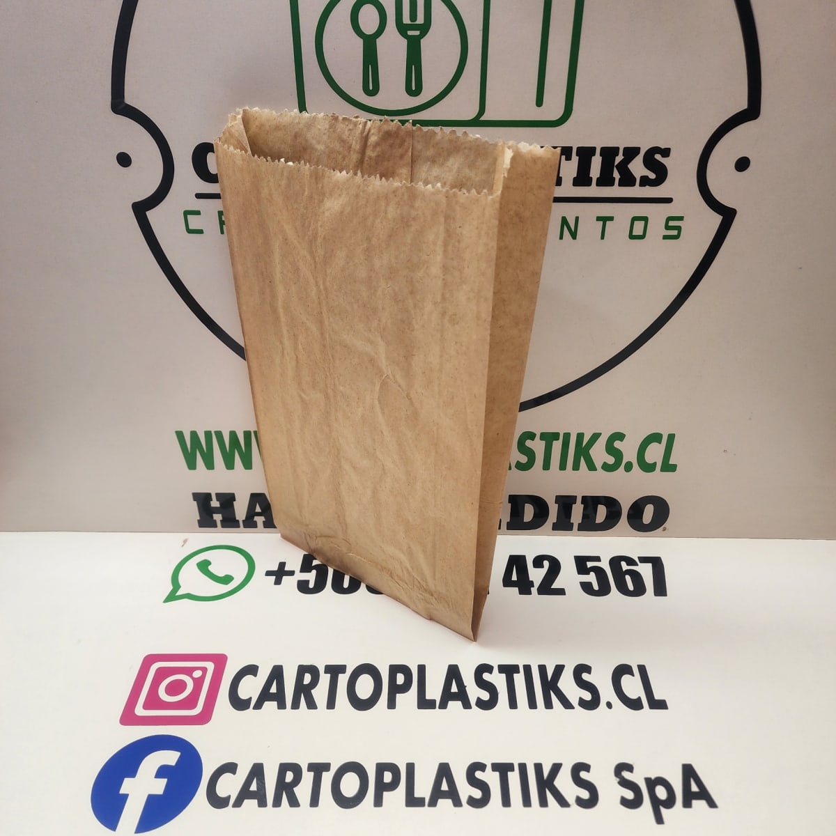 SACO KRAFT 2 KILOS CORTO 100UN1