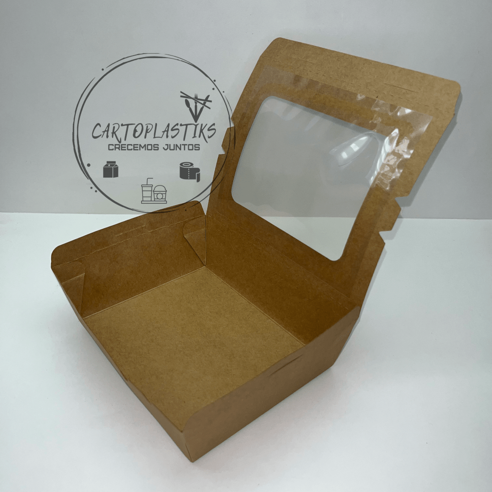 CAJA KRAFT VENTANA 900ML2