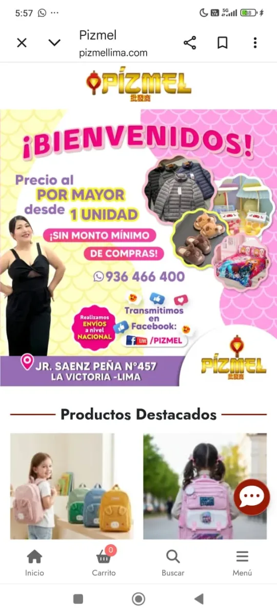 Pasos para realizar tu compra online - Pizmel