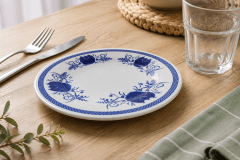 PLATO PLANO AZUL PEQUEÑO