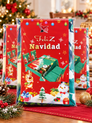 SET DE MANTEL Y FUNDA DE SILLA NAVIDAD