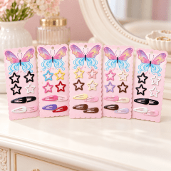 SET DE GANCHO BLISTER MARIPOSA  X8
