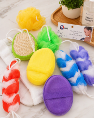 SET DE ESPONJA DE BAÑO