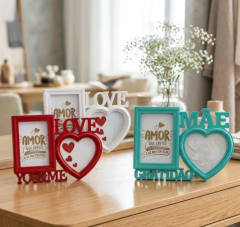 PORTA FOTO 2  CORAZON 27*20.7CM