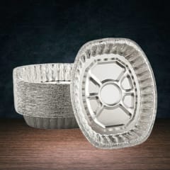 FUENTE DE ALUMINIO OVALADO