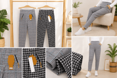 PANTALON DE DAMA CUADROS