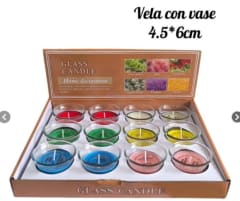 VELAS AROMATICAS DE COLORES