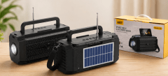 PARLANTE SOLAR CON LINTERNA
