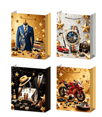 BOLSA DE REGALO HOMBRE ESTRELLAS