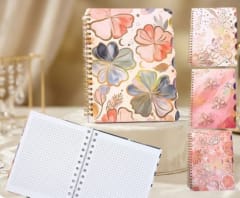 CUADERNO A4 ANILLADO DAMA