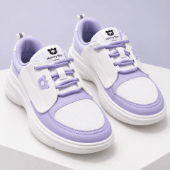 ZAPATILLA MORADA CON BLANCA