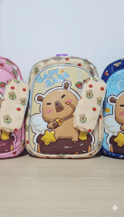 MOCHILA CAPIBARA CON CARTUCHERA