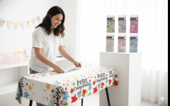 MANTEL DE CUMPLEAÑOS CON DISEÑO