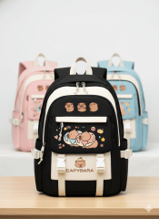 MOCHILA ESCOLAR CAPIBARA