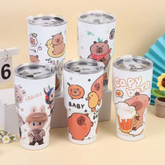 VASO TERMICO BLANCO CAPIBARA