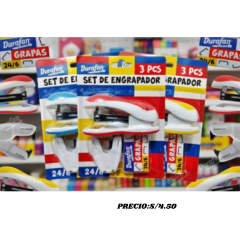 SET DE ENGRAPADOR  3PCS