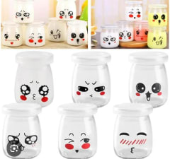 POMO DE VIDRIO CARITA X6