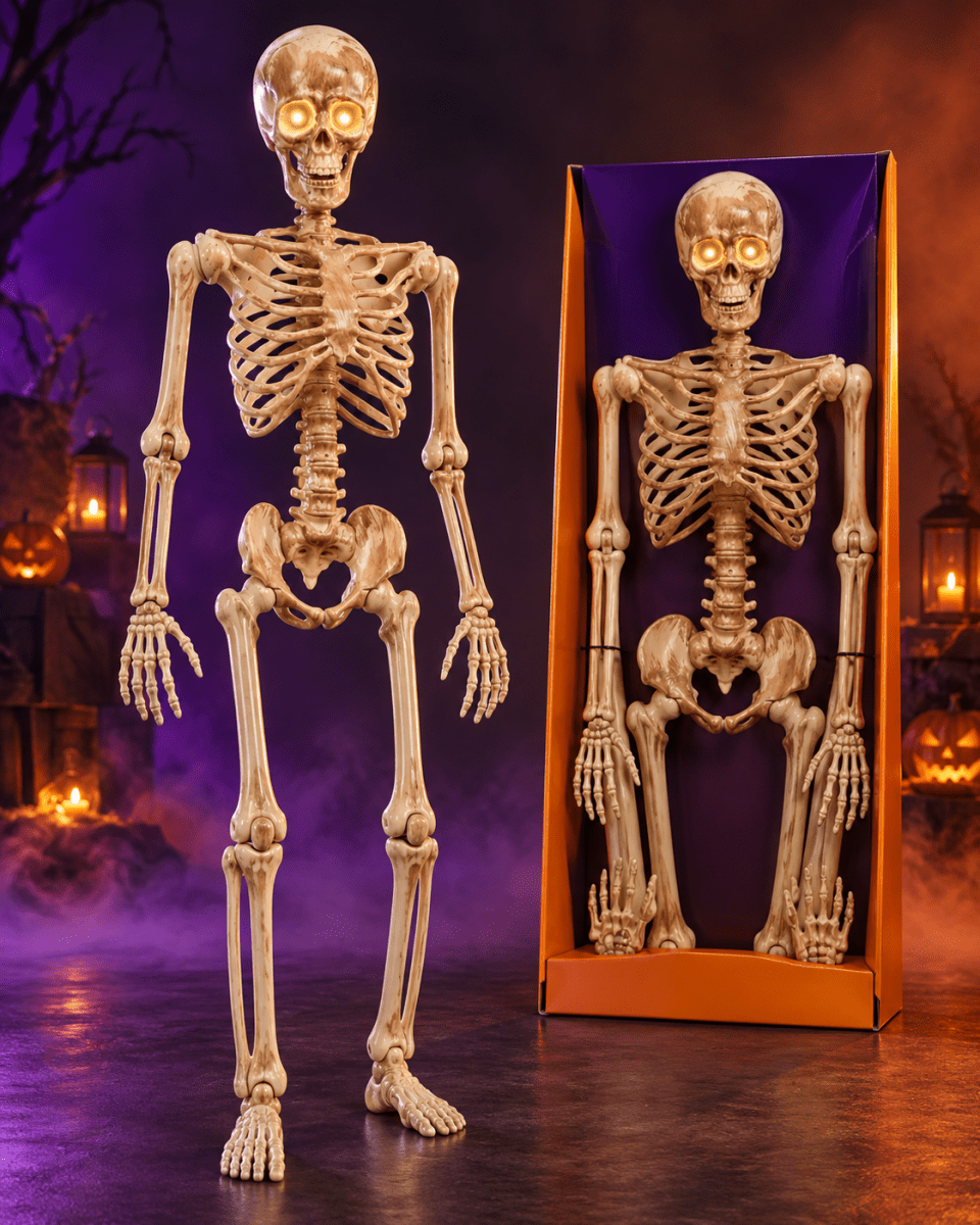 ESQUELETO DECORATIVO CON LUZ1