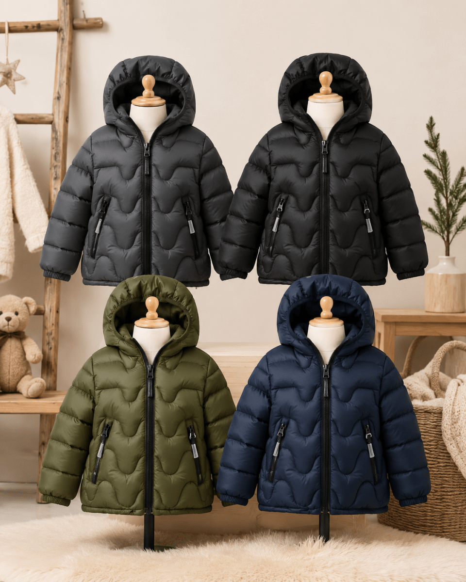 CASACA DE NIÑOS CON CAPUCHA1