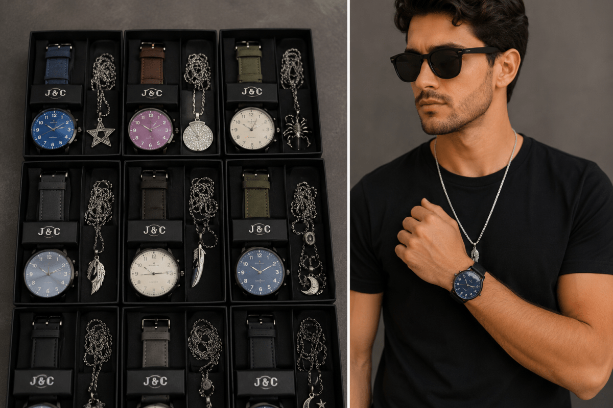 SET DE RELOJ CON COLLAR HOMBRE1
