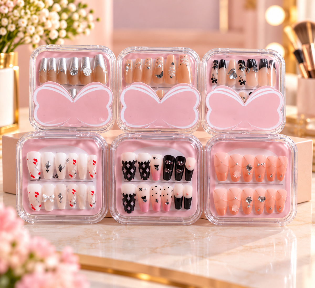 SET UÑAS CON DISEÑO1