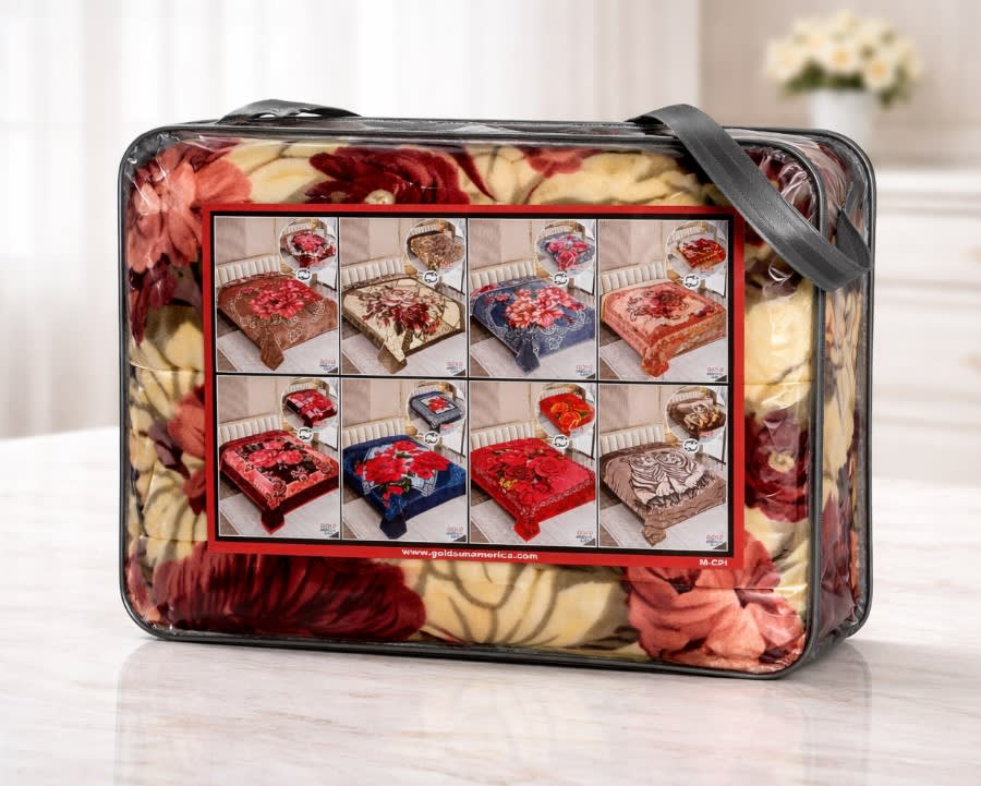 FRAZADA TERCIOPELO DOBLE CARA 2 PAÑOS 4K2