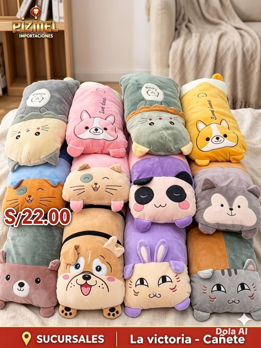 COJIN LARGO ANIMALES KAWAI1