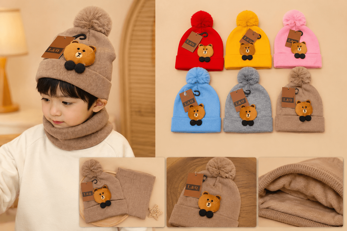 GORRO CON CUELLERA OSITO1