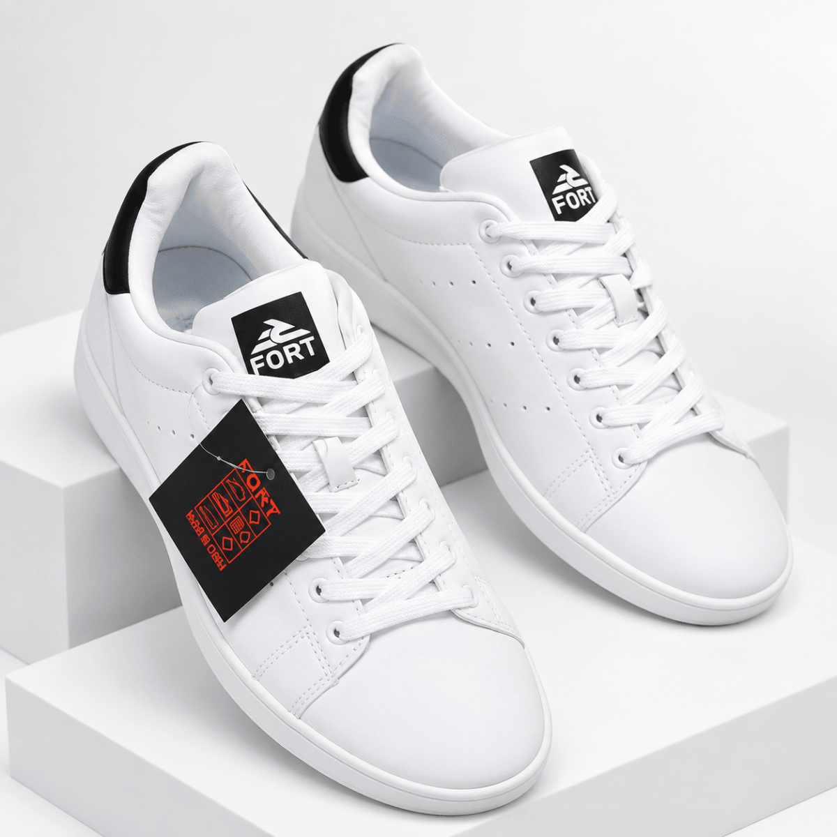 ZAPATILLA BLANCA  FORT NEGRO1