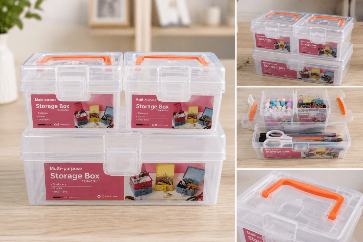 CAJA DE ALMACENAMIENTO 3PCS1