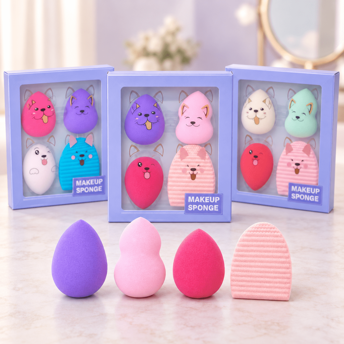 ESPONJAS MAKEUP ANIMALITOS KAWAI1