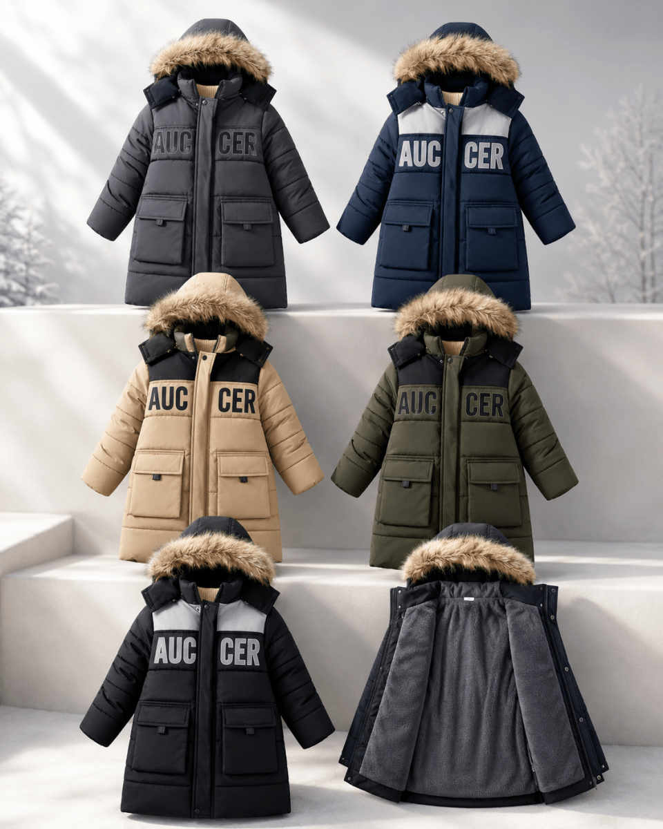 CASACA DE NIÑOS CON CAPUCHA PELUCHE1