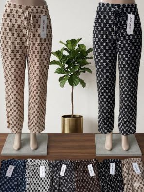PANTALON CUADROS VERANO DAMA 7071