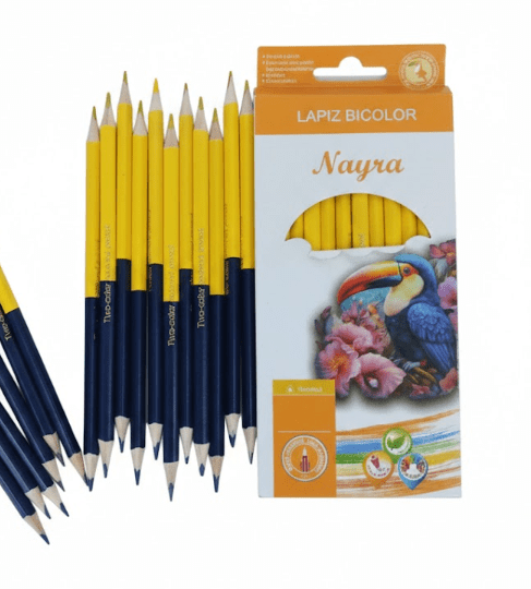 LAPIZ BICOLOR AMARILLO AZUL1