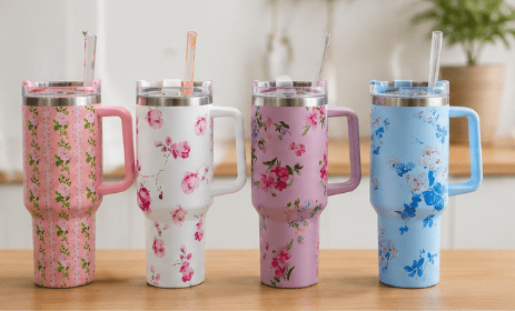 VASO TERMICO 1200 ML ROSAS2