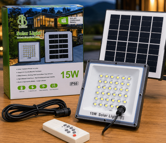 REFLECTOR LED + PANEL SOLAR1