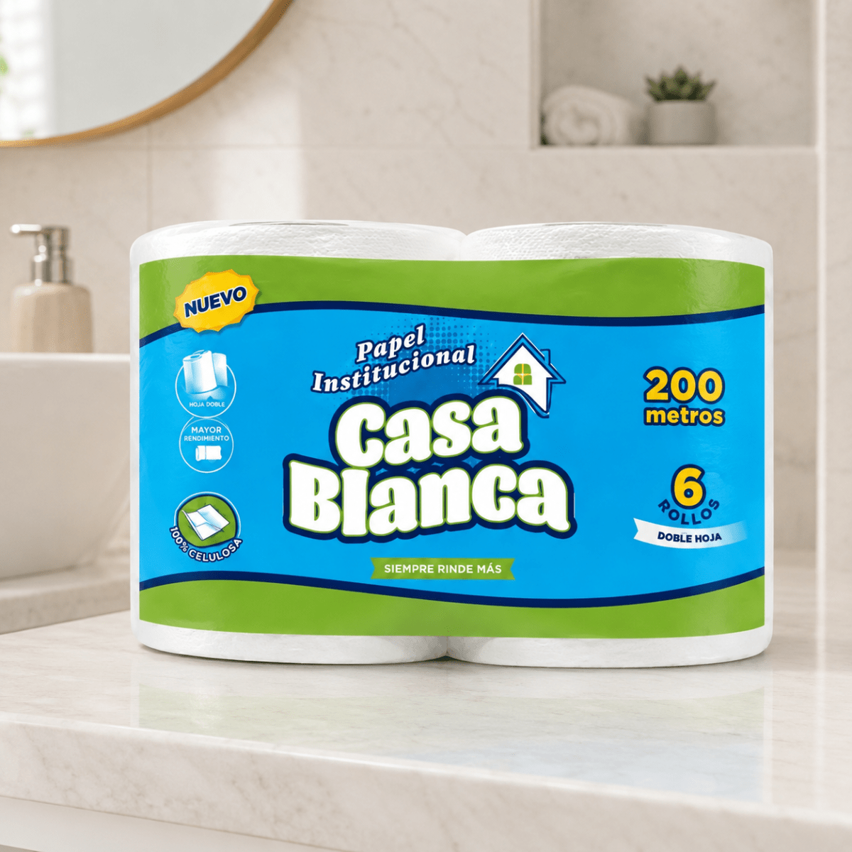 PAPEL JUMBO X6   CASA BLANCA1