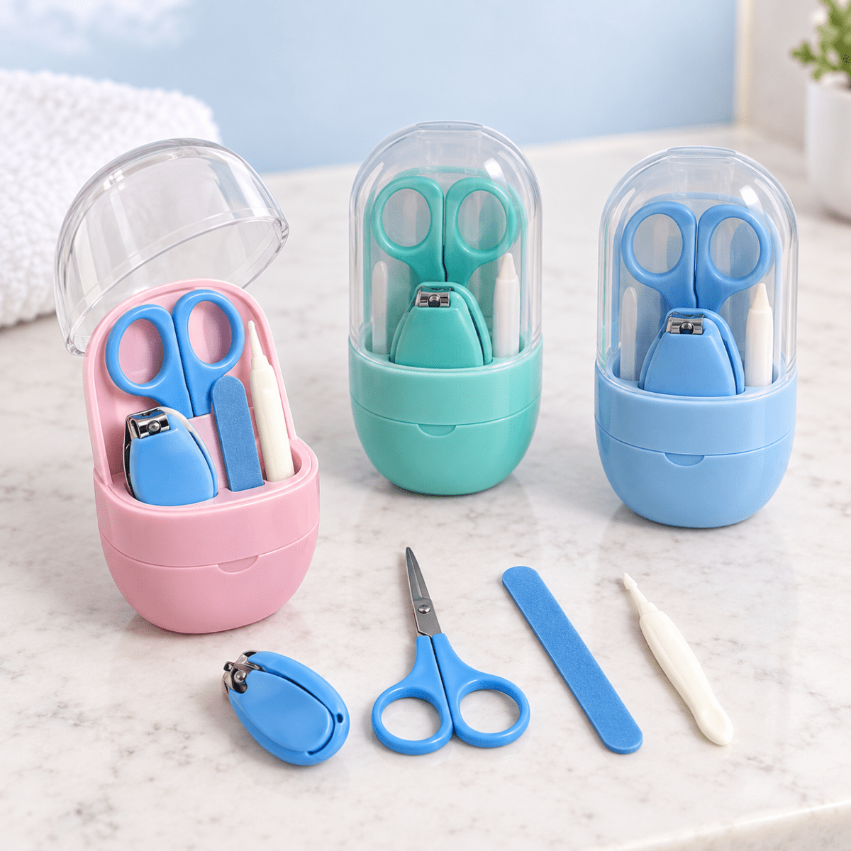 KIT DE CORTA UÑAS BEBE1