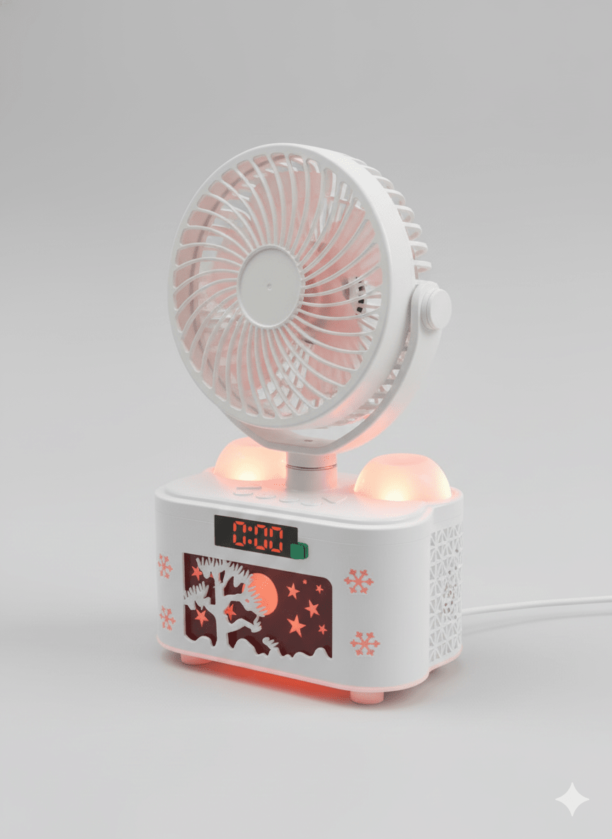 VENTILADOR Y HUMIDIFICADOR CON LUZ1
