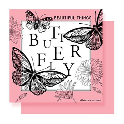 PAPEL COREANO BUTTERFLY  20 PCS1