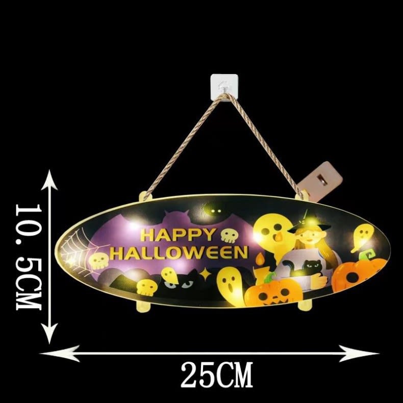 LETRERO CON LUCES HALLOWEEN2