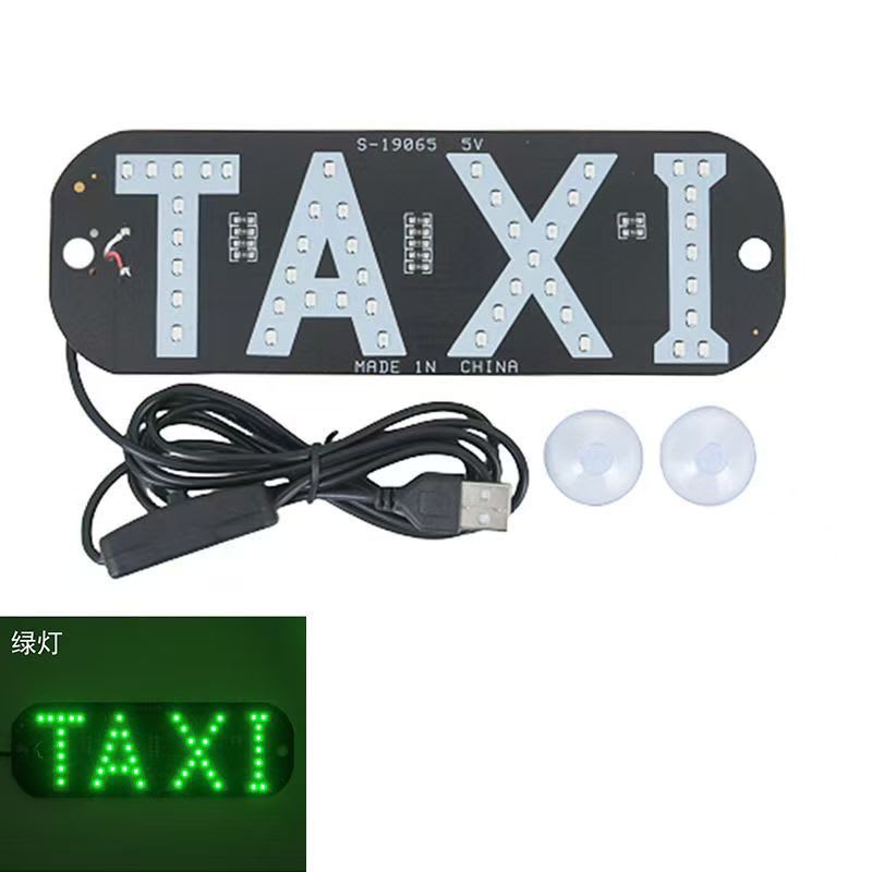 LETRERO TAXI LED1