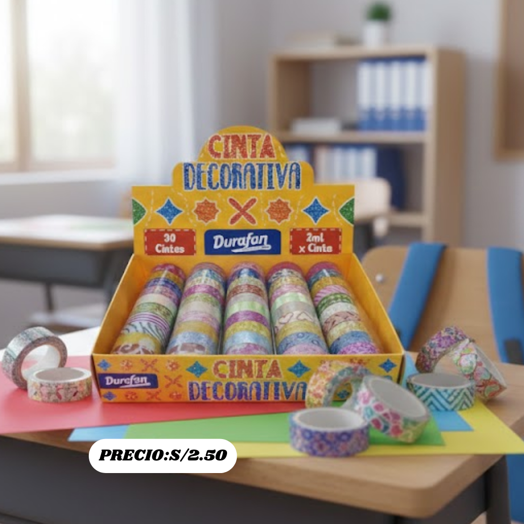 CINTA DECORATIVA 15MM X 2MT DURAFAN1