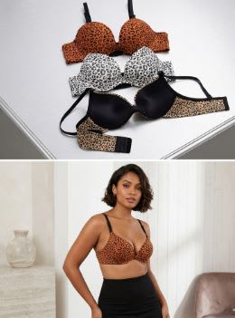 BRASIER ANIMAL PRINT 36-42B1