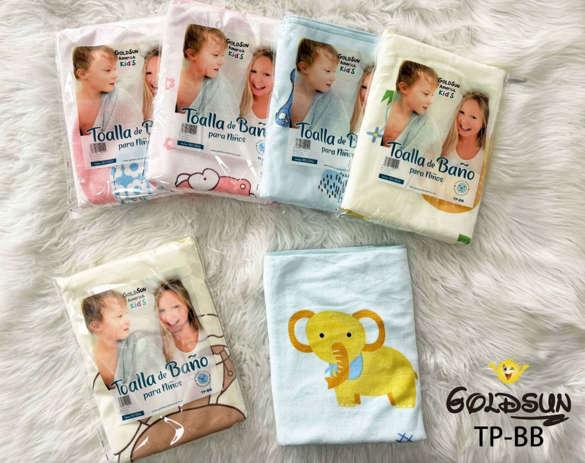 GOLSUN TOALLA DE BEBE   60 X 120 CM3