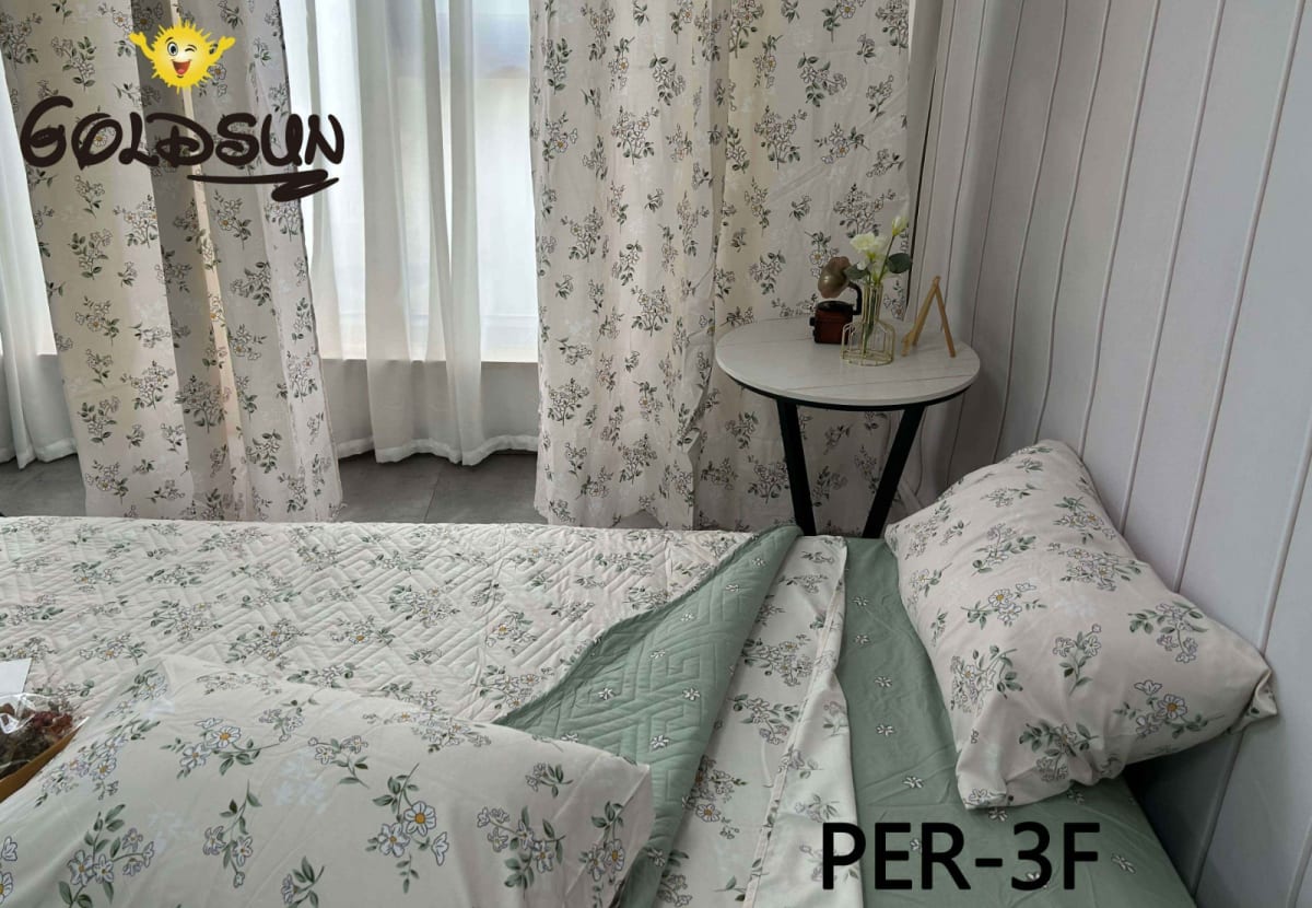 GOLSUN SET EDREDEDON  CON CORTINA  2 PLAZA - VARIOS MODELOS2