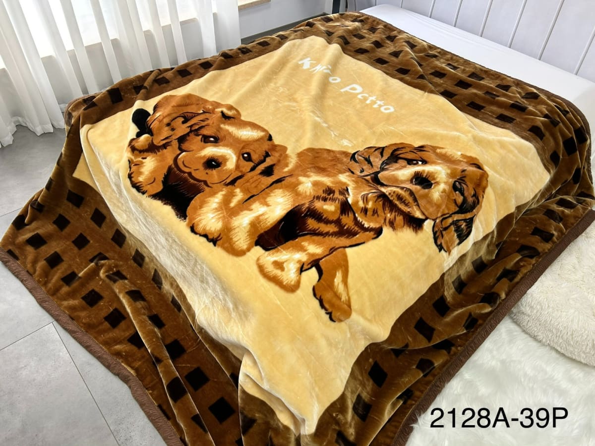 FRAZADA DE TERCIOPELO PESADO  2 PLAZA VARIOS MDOELO3