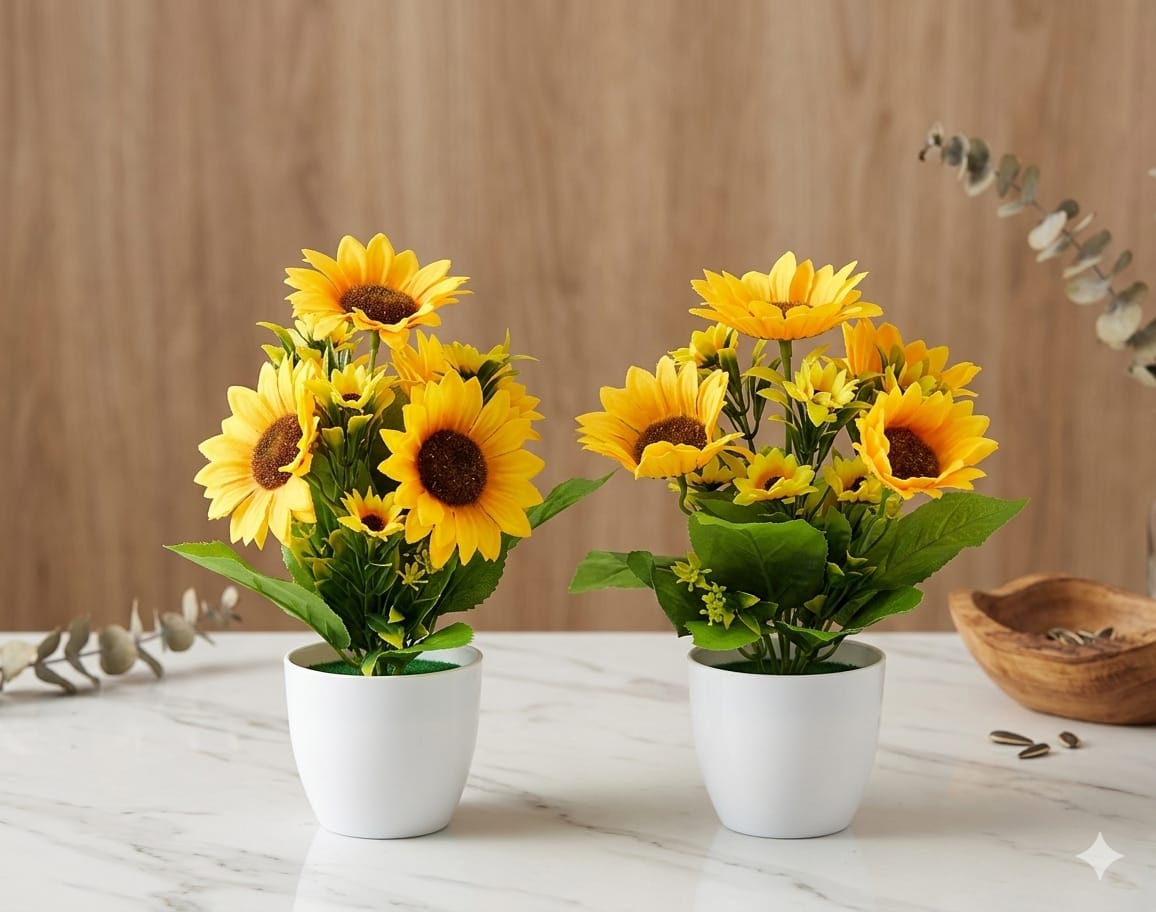 GIRASOLES EN MACETA1